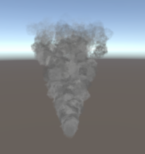 Smoke particle system